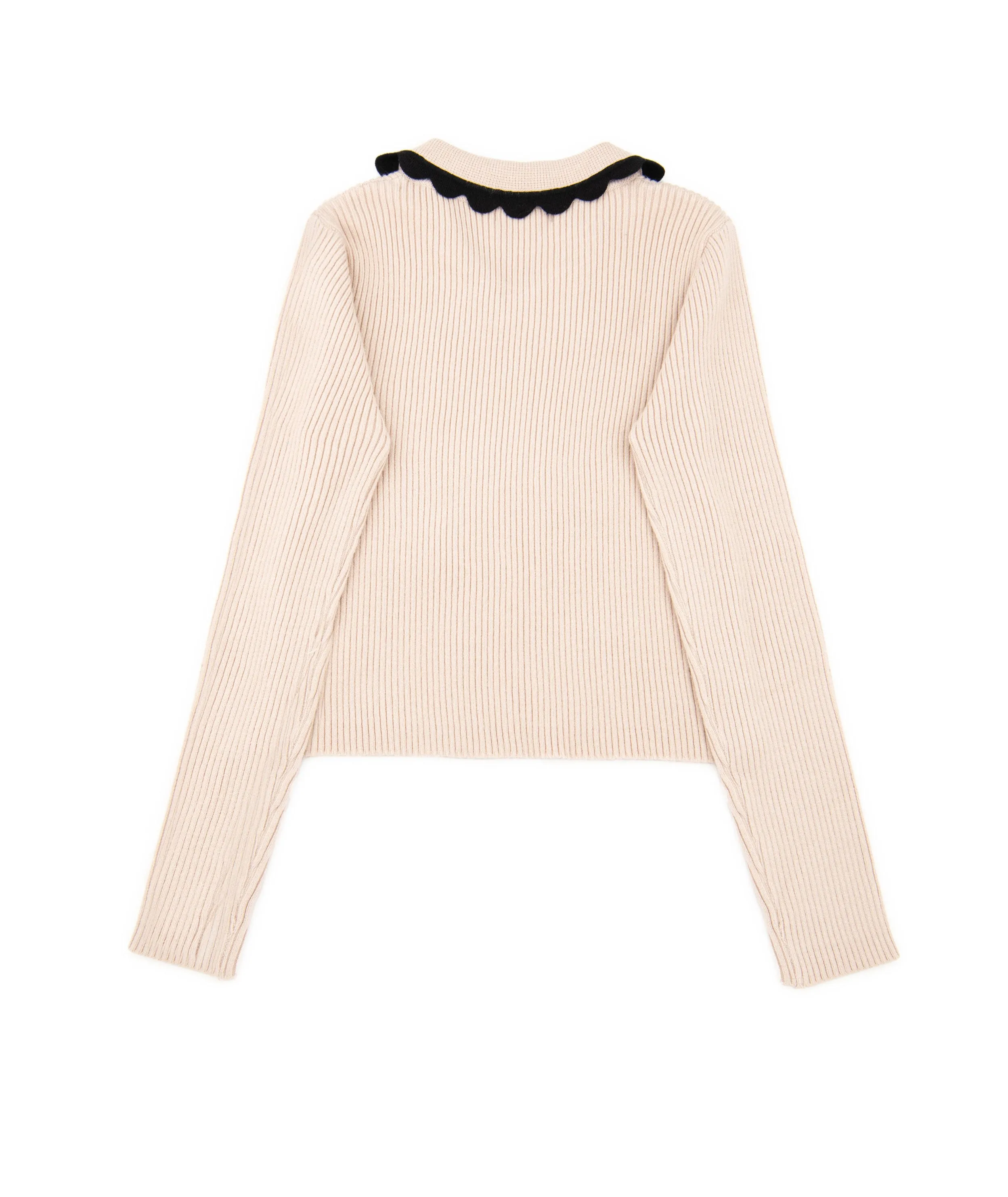 8apart Women Anika Scallop Collar Sweater