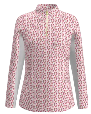 AB SPORT Women's Azalea Print Long Sleeve Sun Shirt LS01-AZALEA_ABS1A