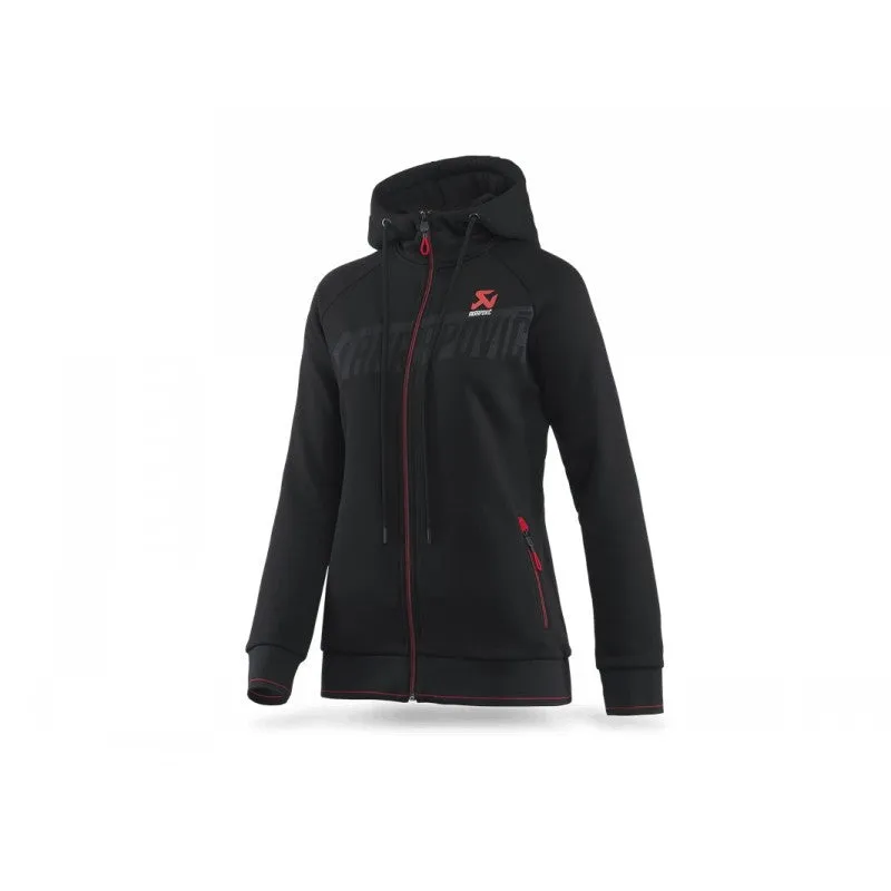 AKRAPOVIC 802062 Zip Hoodie Corpo Black Women S