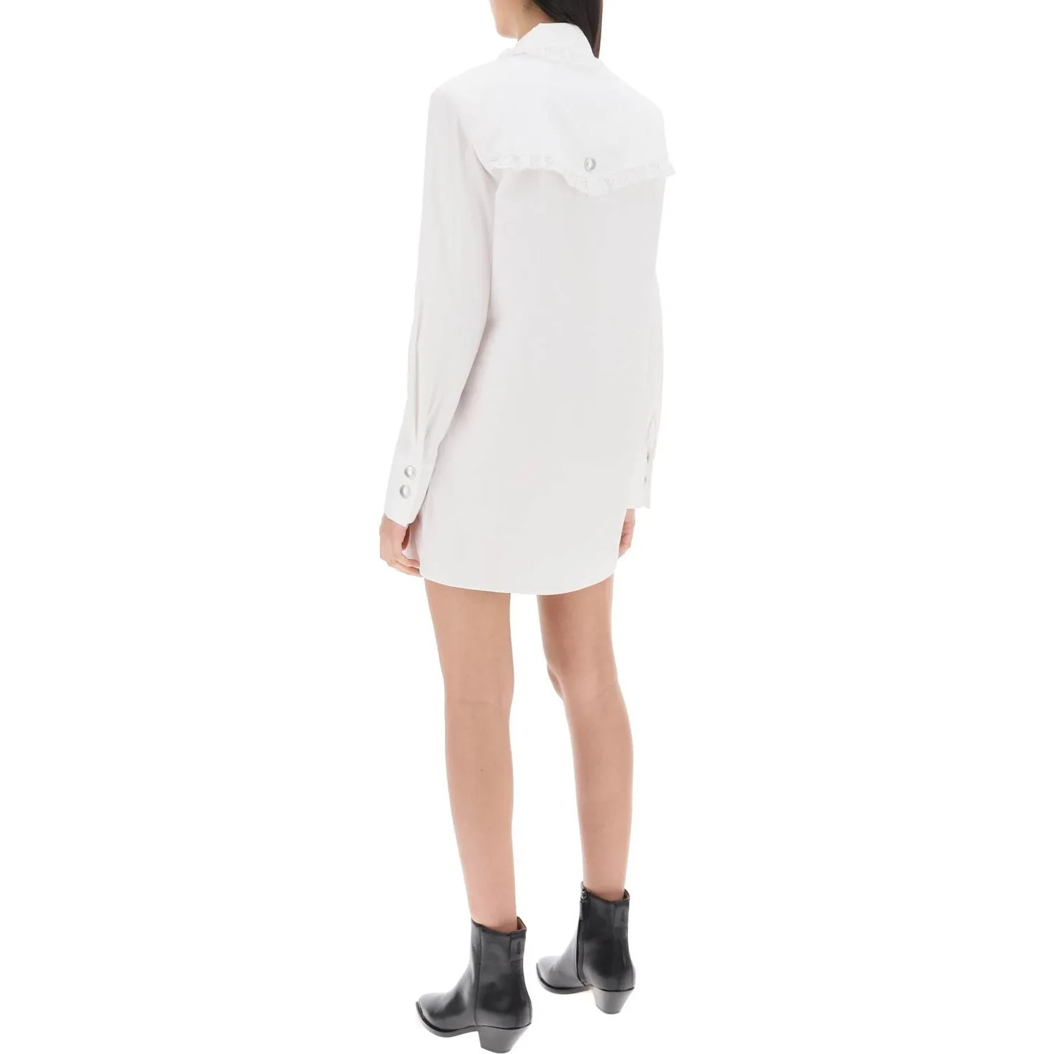 Alessandra Rich logo patch mini dress