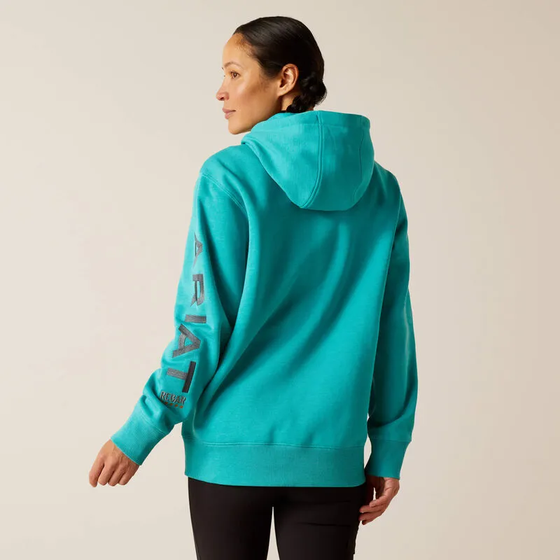 Ariat Rebar Graphic Hoodie in Latigo Bay