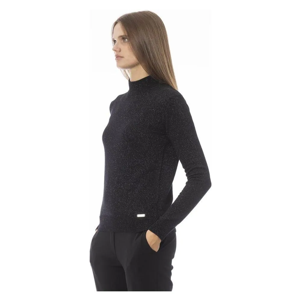 Baldinini Trend Black Cashmere Women Sweater