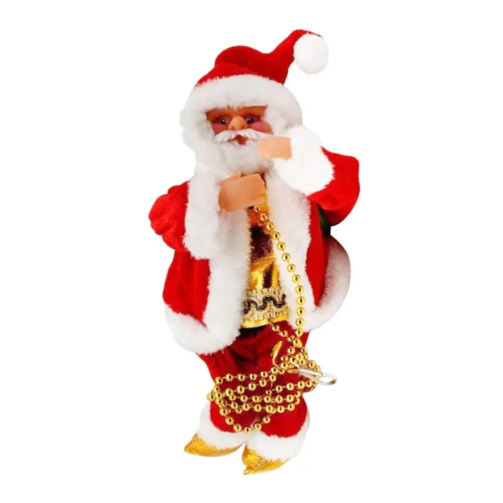 Climbing Santa Claus Christmas Ornament - Climbing Santa with Light Music Indoor and Outdoor Christmas Decor