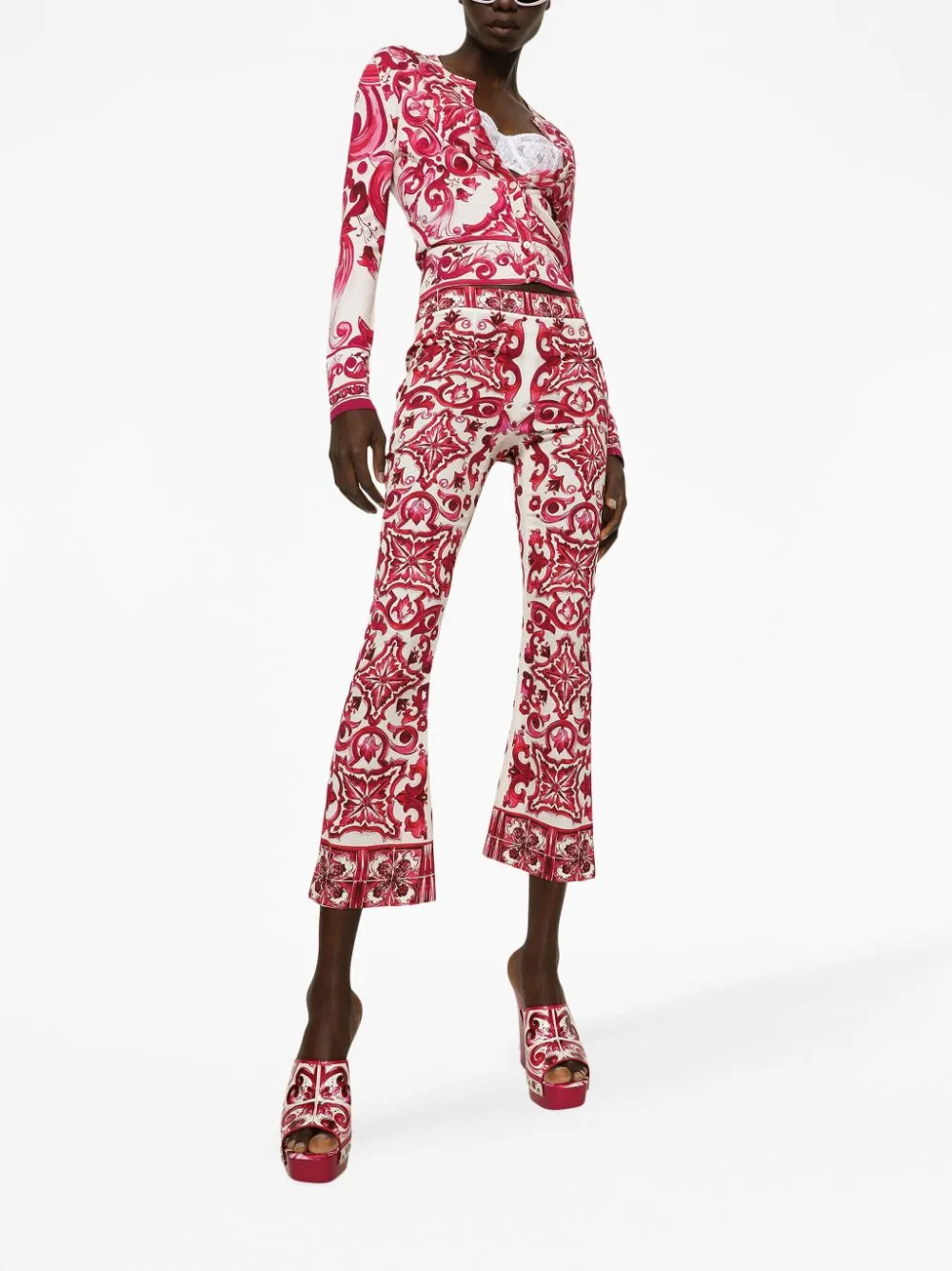 Dolce&Gabbana Cruise Trousers Fuchsia