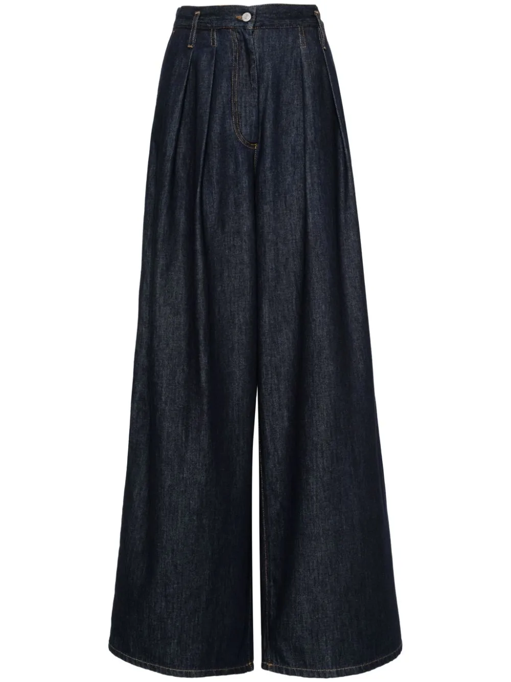 DRIES VAN NOTEN - Women Pleated Wide-Leg Pants