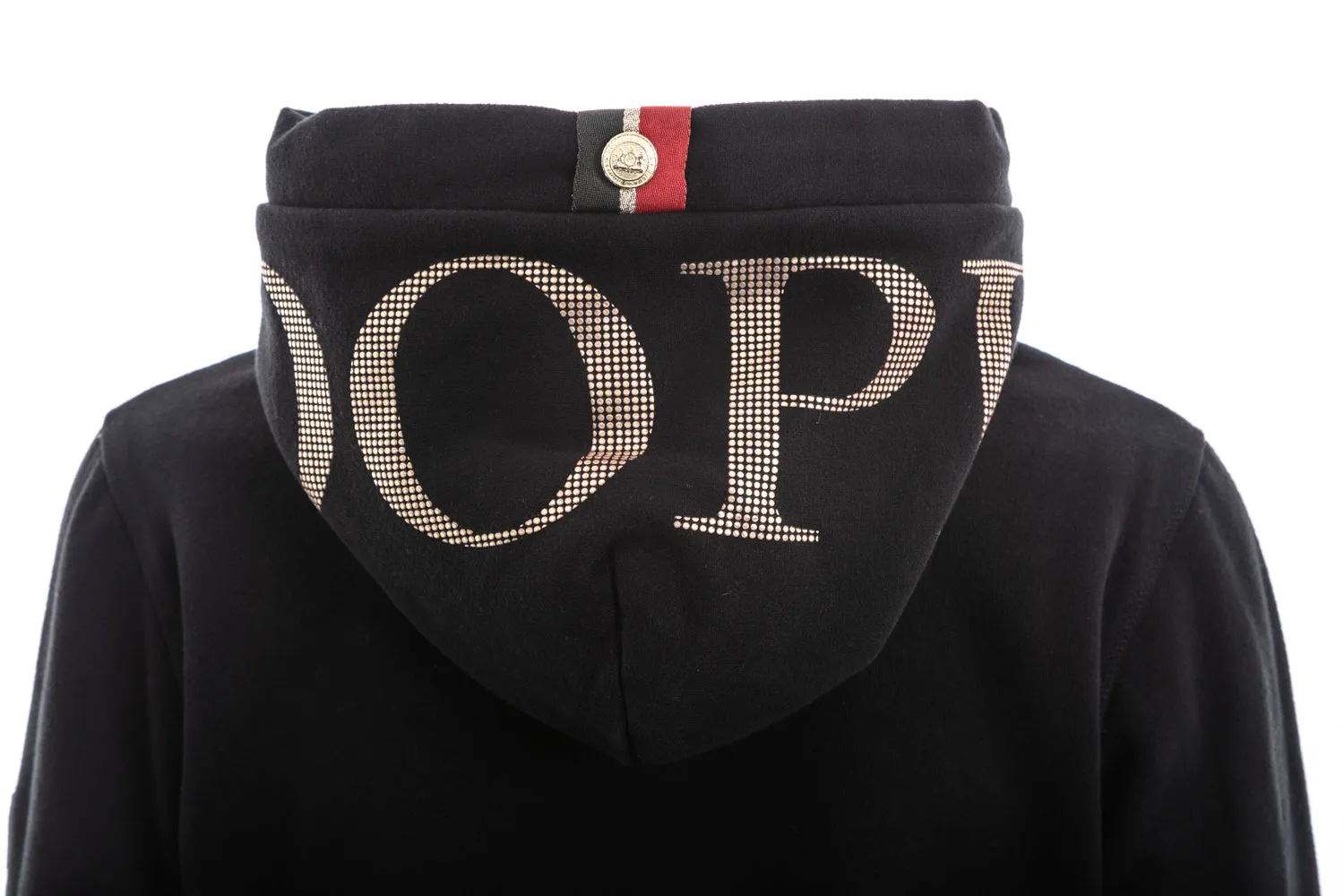 Holland Cooper Essential Hoodie in Black & Gold