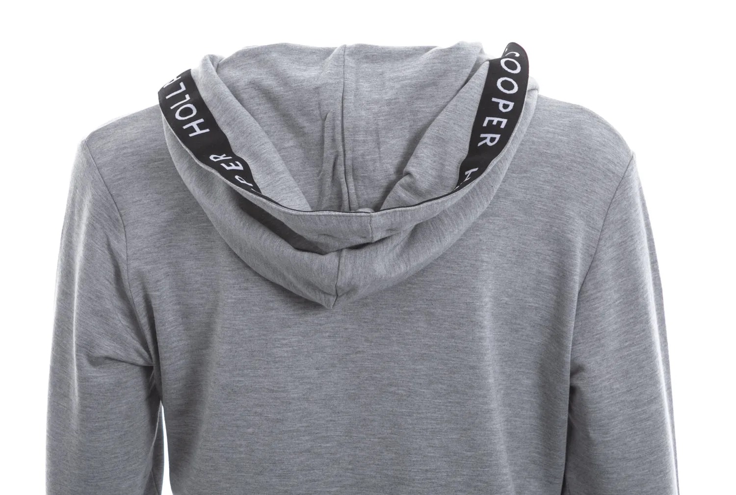 Holland Cooper Zip Lounge Ladies Hoodie Sweatshirt in Grey Marle