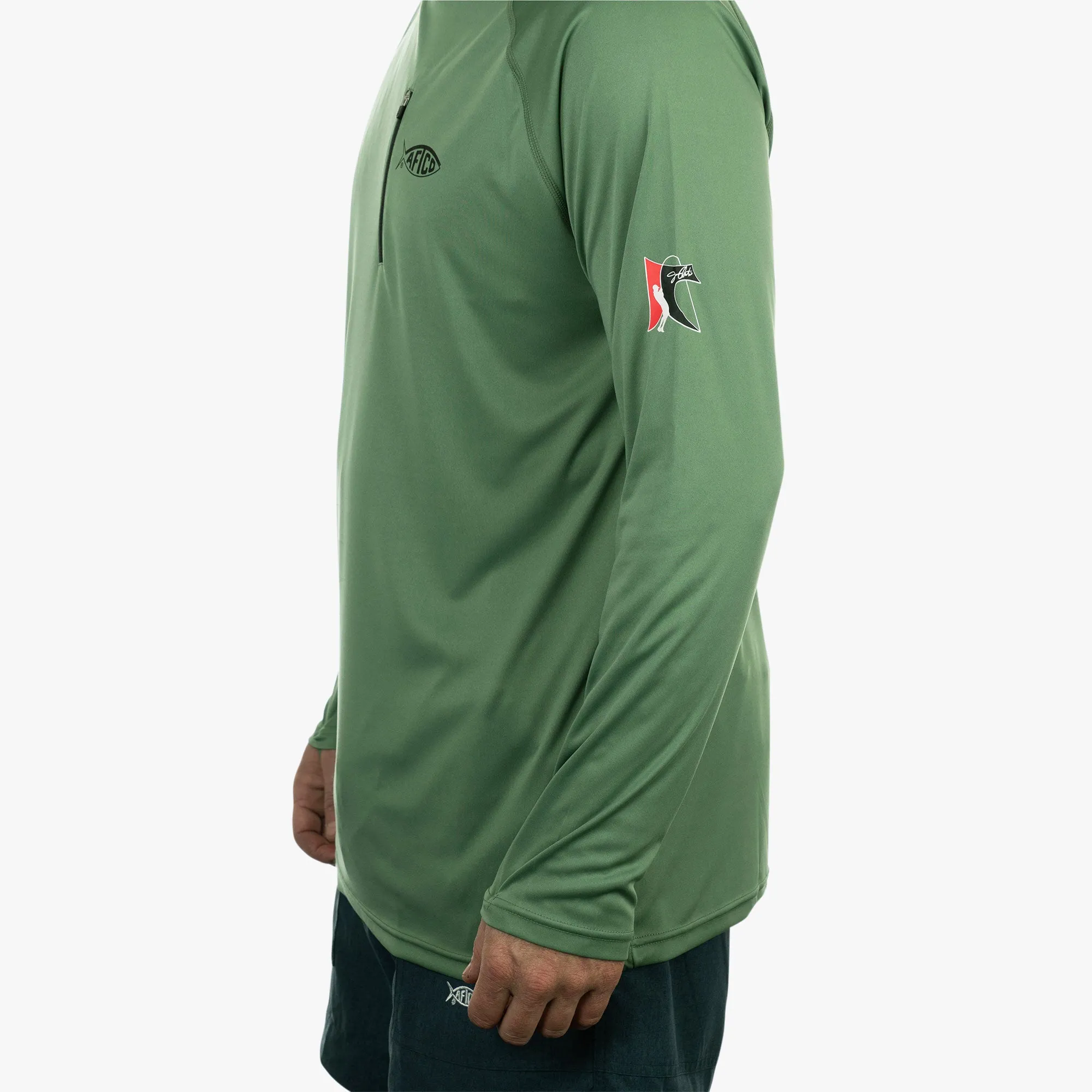 Jason Christie Hooded LS Performance Shirt