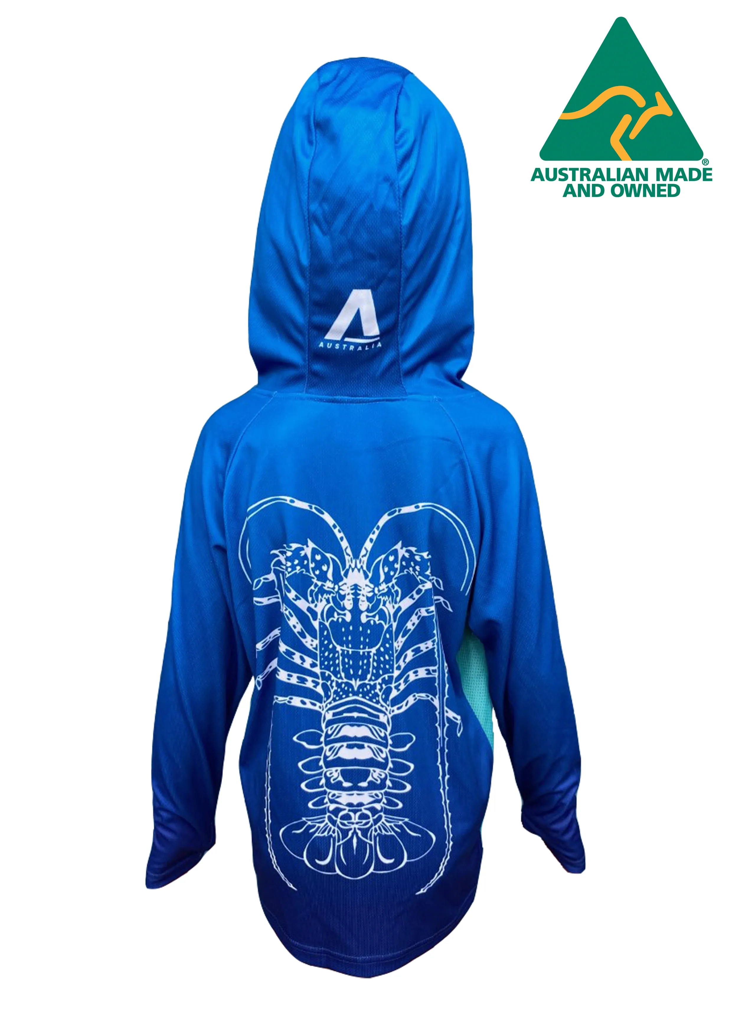 Kids Sun Shirt - Hooded Crayfish