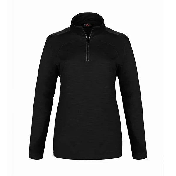 L00876 - Meadowbrook - Ladies Interlock 1/4 Zip Pullover