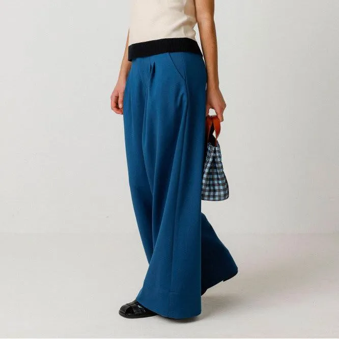 LAST ONE in 36 - Nia Trousers - Ocean Blue