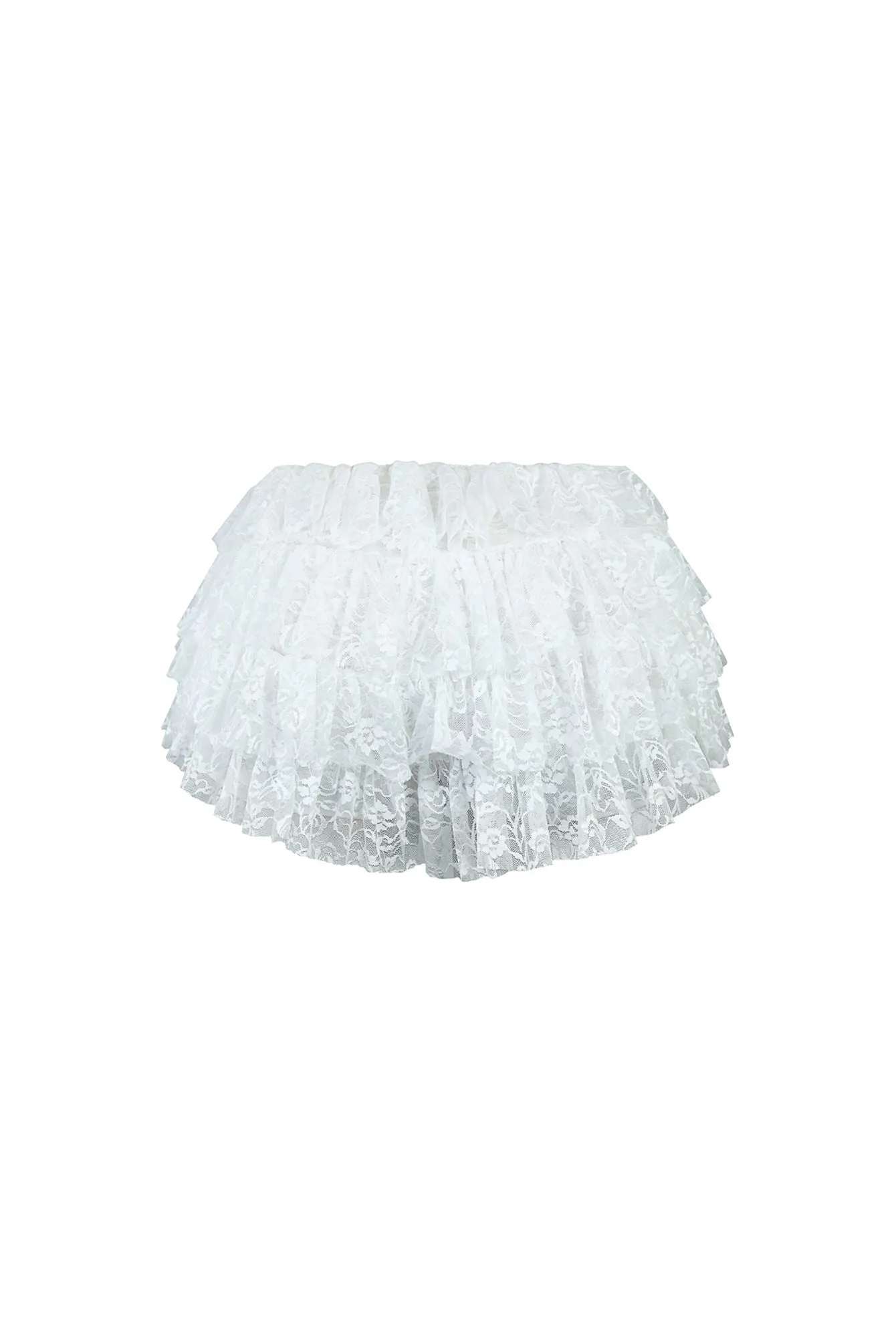 Like A Doll Ruffled Layered Lace Skort