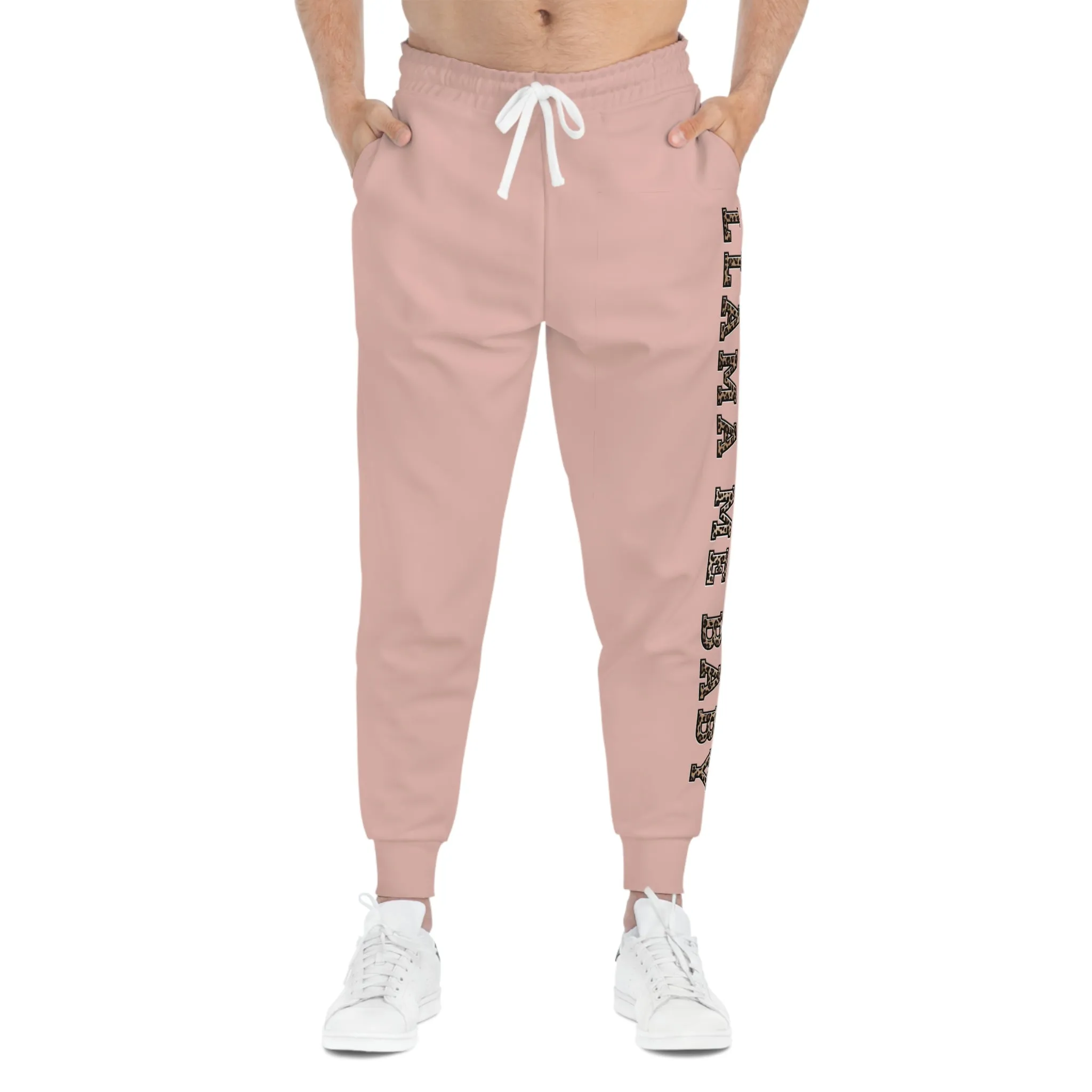 LMB Athletic Joggers - Peach Cheetah