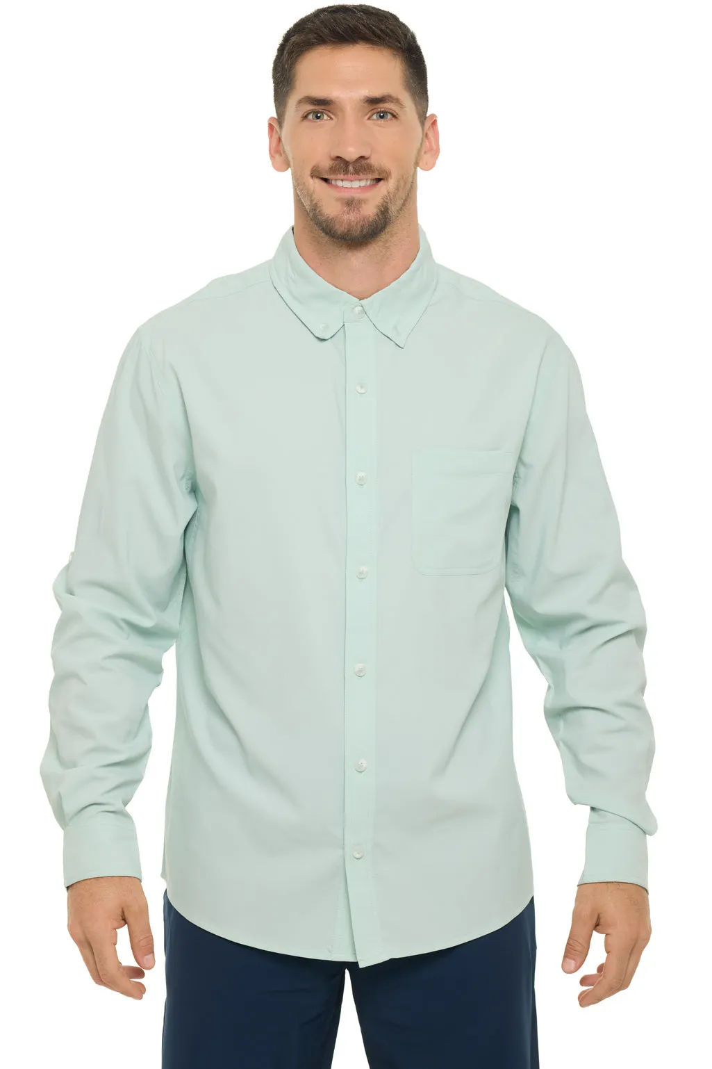 Men's Aricia Sun Shirt | Misty Aqua