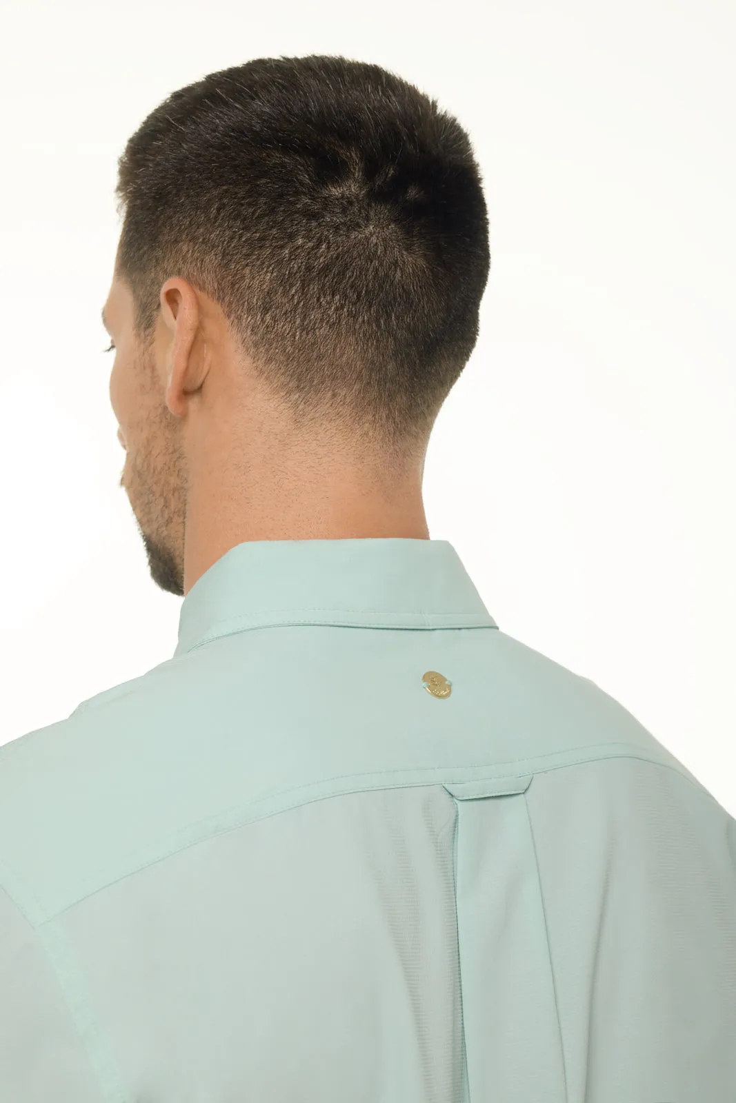 Men's Aricia Sun Shirt | Misty Aqua