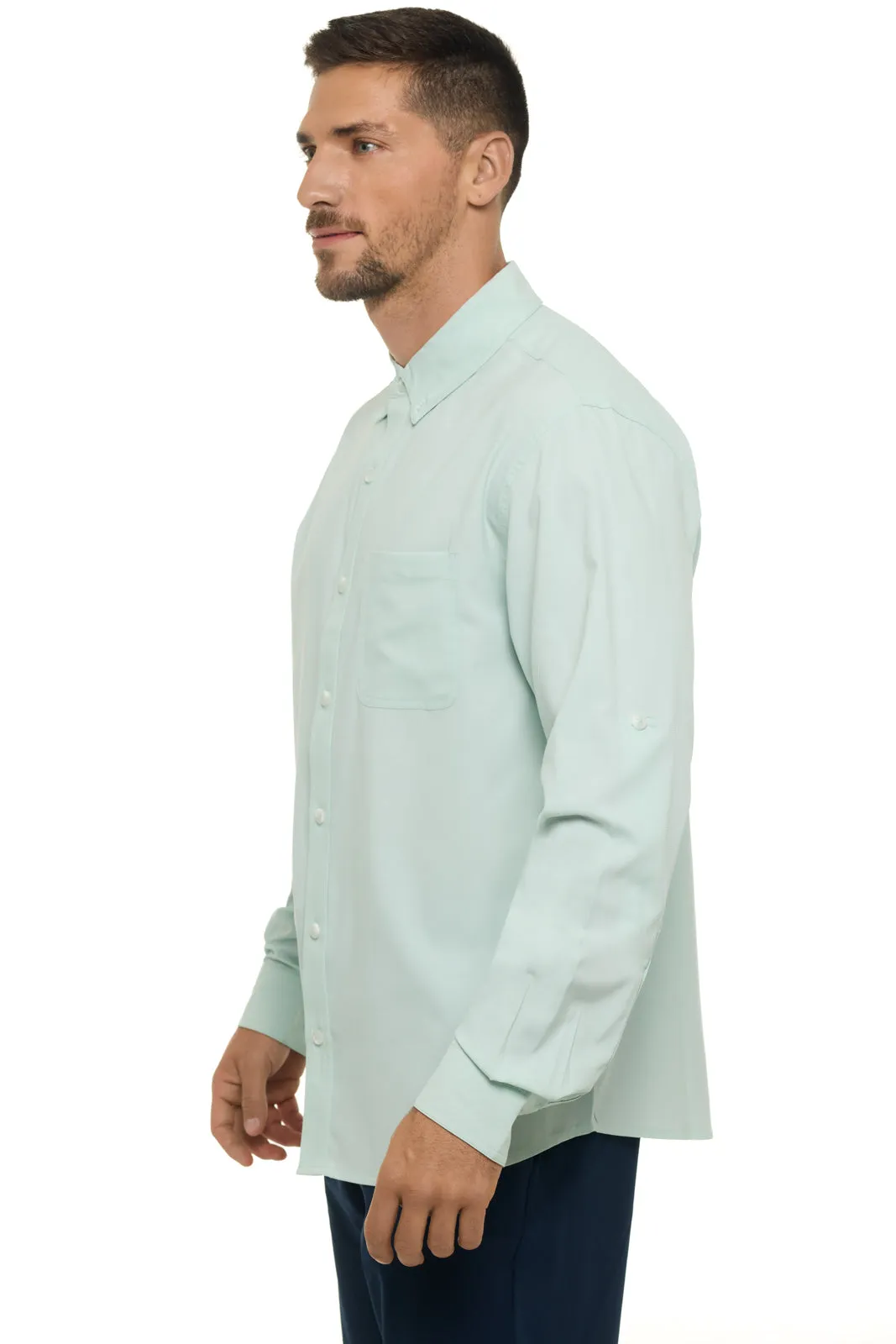 Men's Aricia Sun Shirt | Misty Aqua