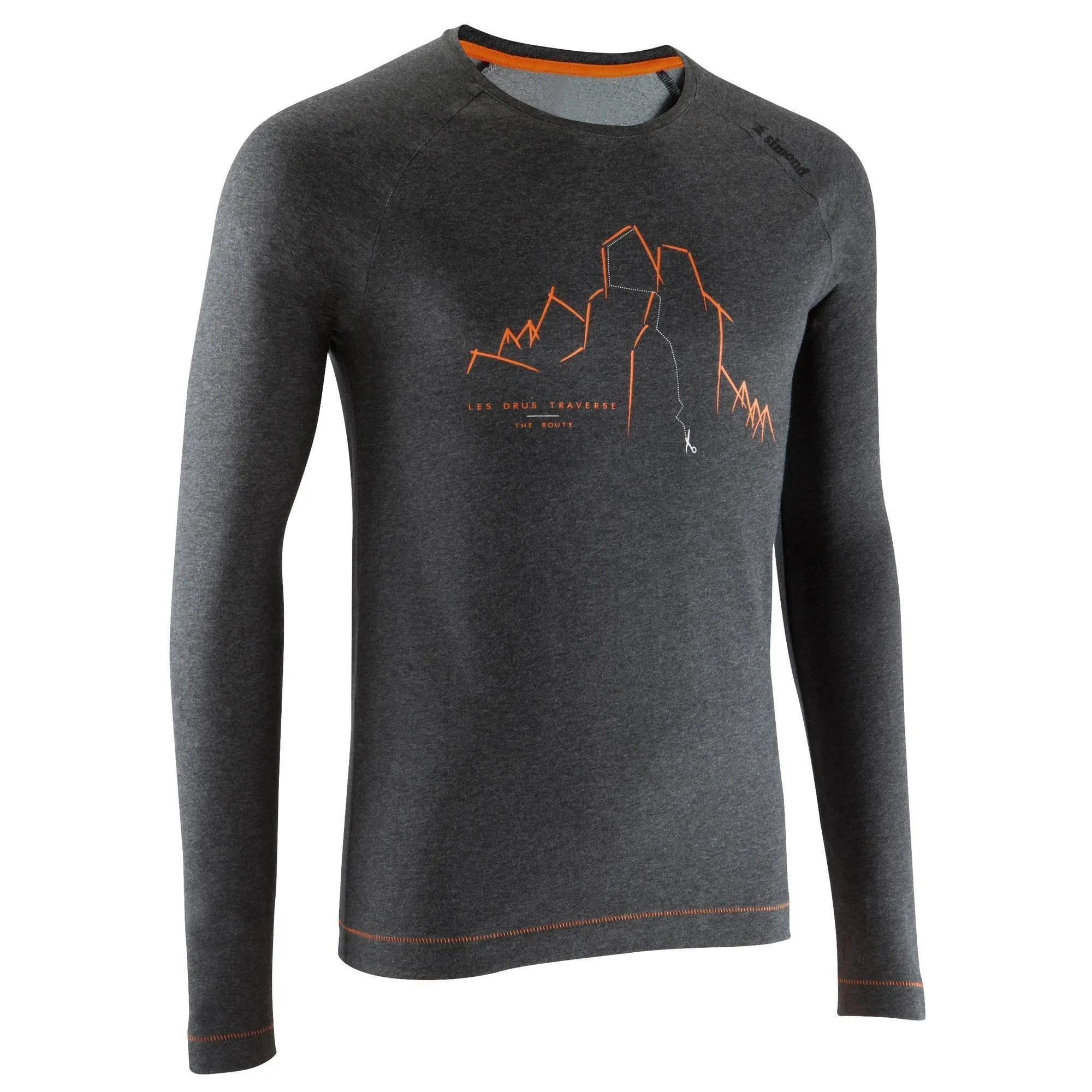 Men's Climbing Sleeve T-Shirt Les Drus Long