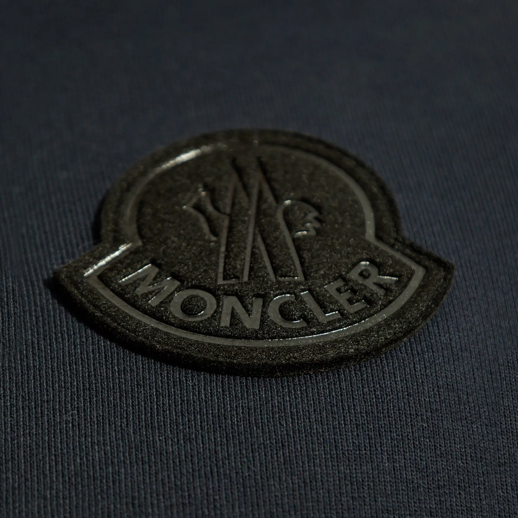 Moncler Logo Badge Zip Up Hoodie