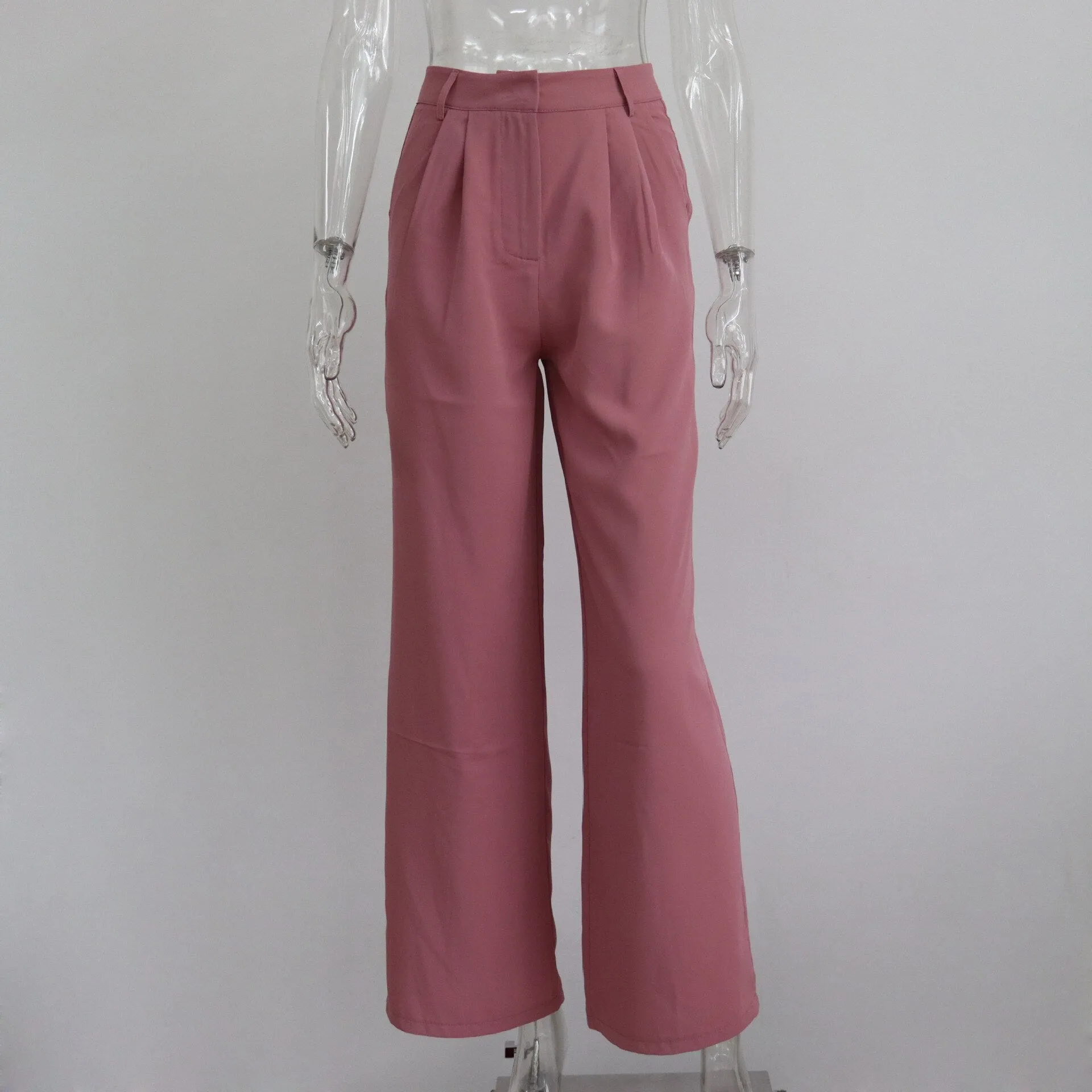 New high waist wide leg trousers