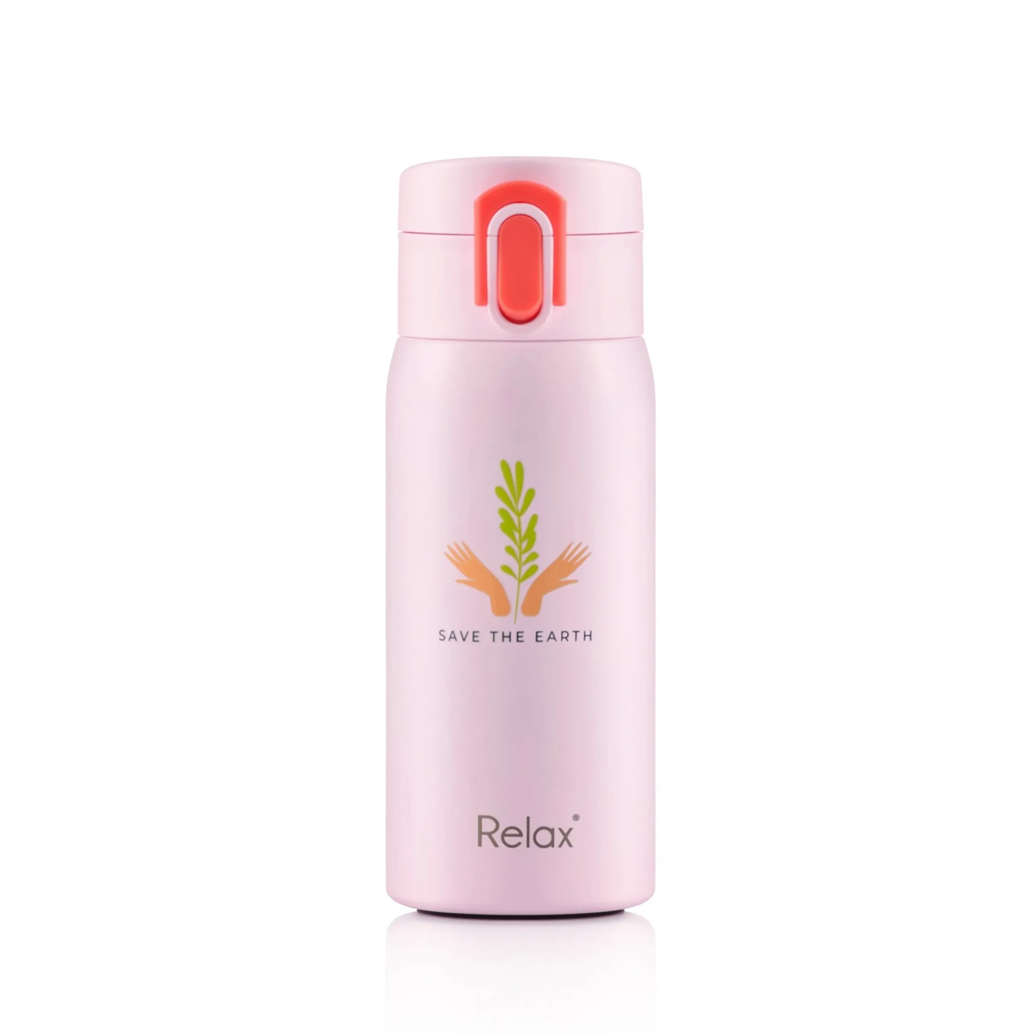 RELAX 350ML 18.8 STAINLESS STEEL THERMAL FLASK - PINK