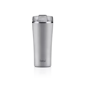 RELAX 480ML EXECUTIVE STAINLESS STEEL THERMAL TUMBLER - ASH