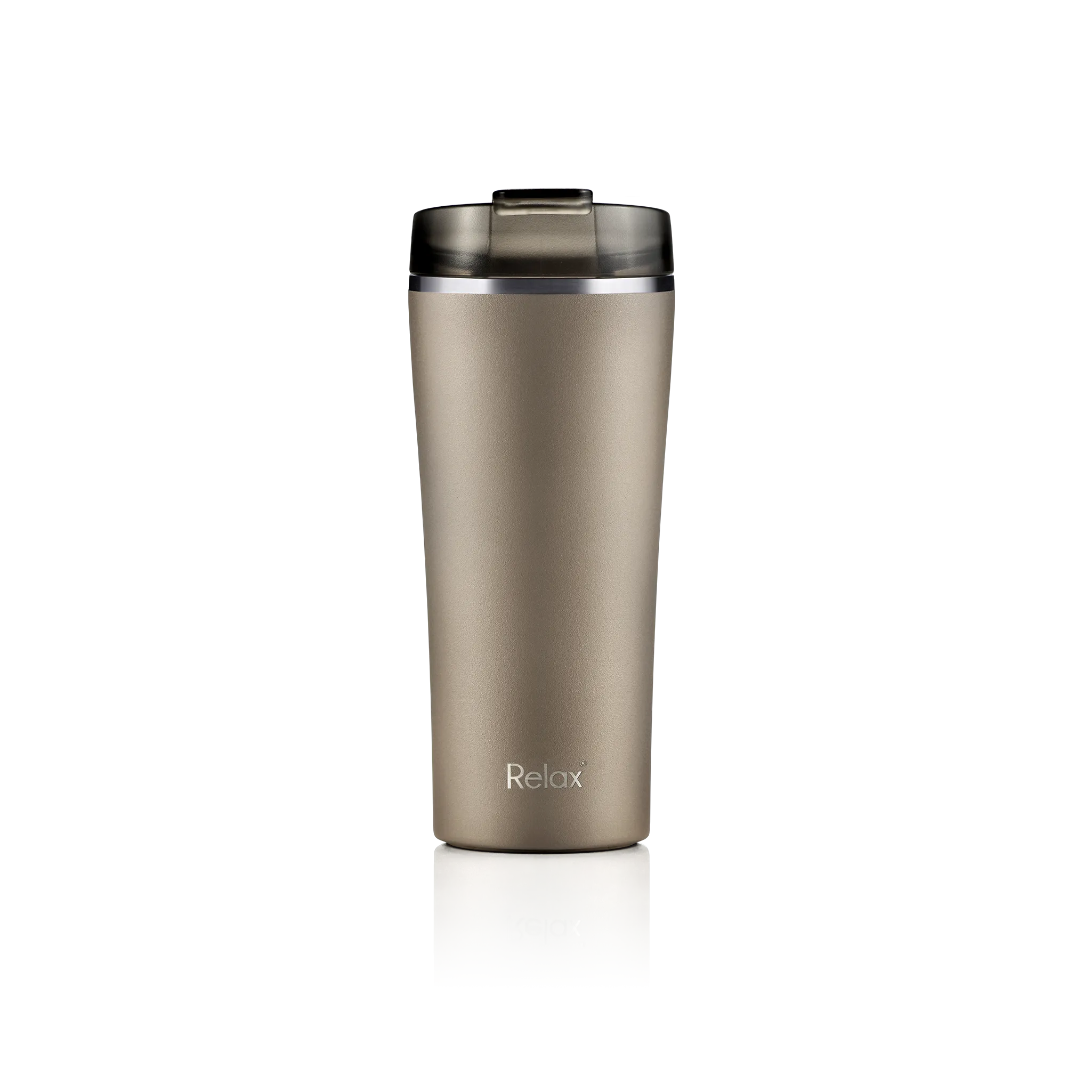 RELAX 480ML EXECUTIVE STAINLESS STEEL THERMAL TUMBLER - TAUPE