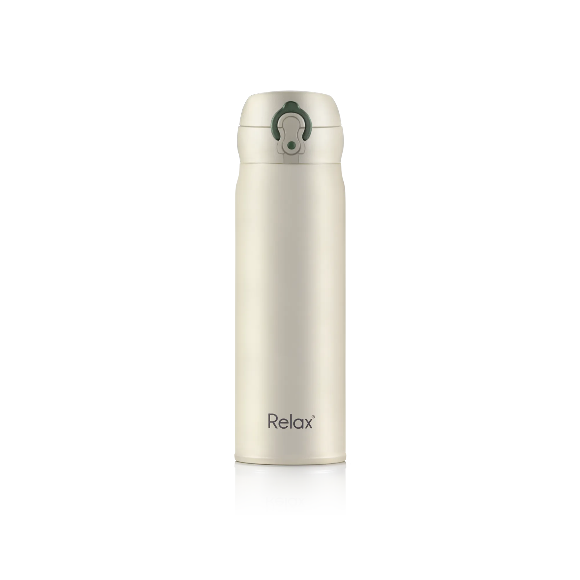 RELAX 500ML ELLISE STAINLESS STEEL THERMAL FLASK - CREAM