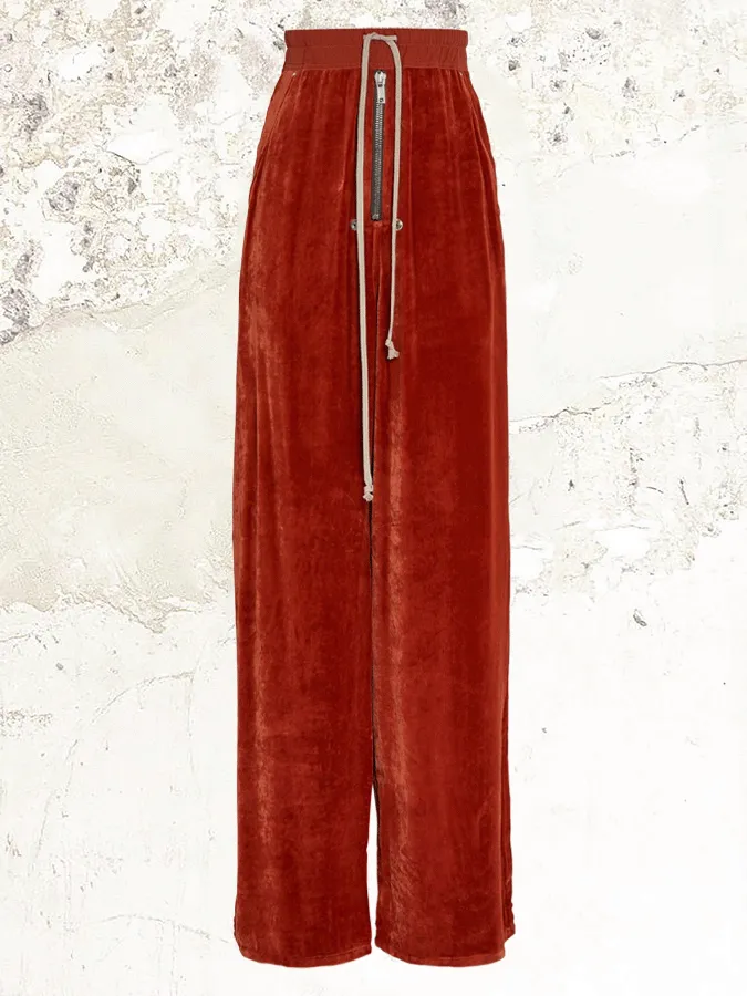 Rick Owens Wide bela trousers