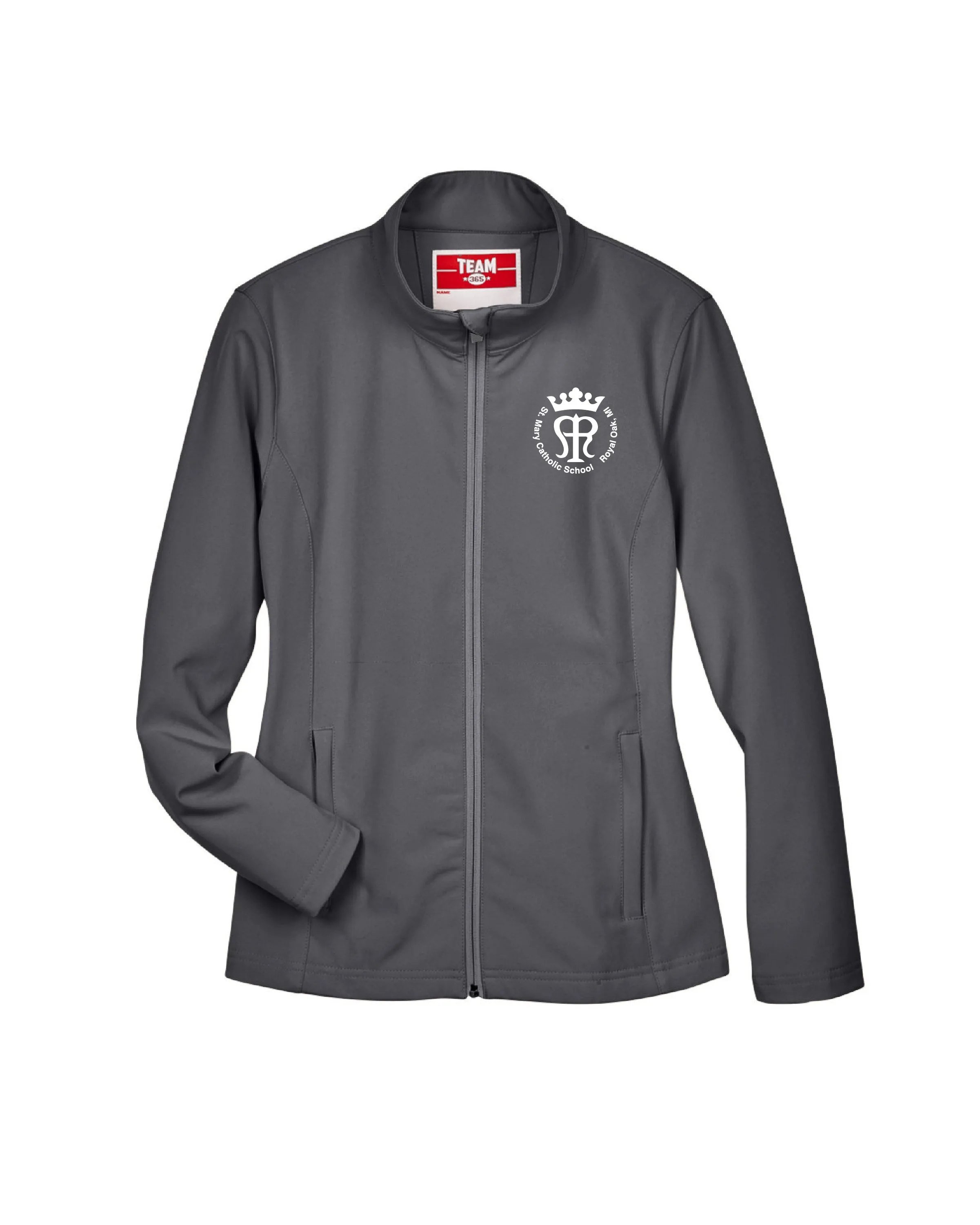 St. Mary Team Leader Softshell Jacket Grey Ladies Cut