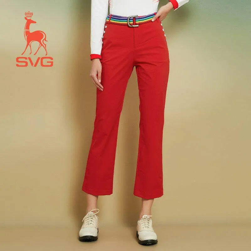 SVG Golf Flare Cropped Pants