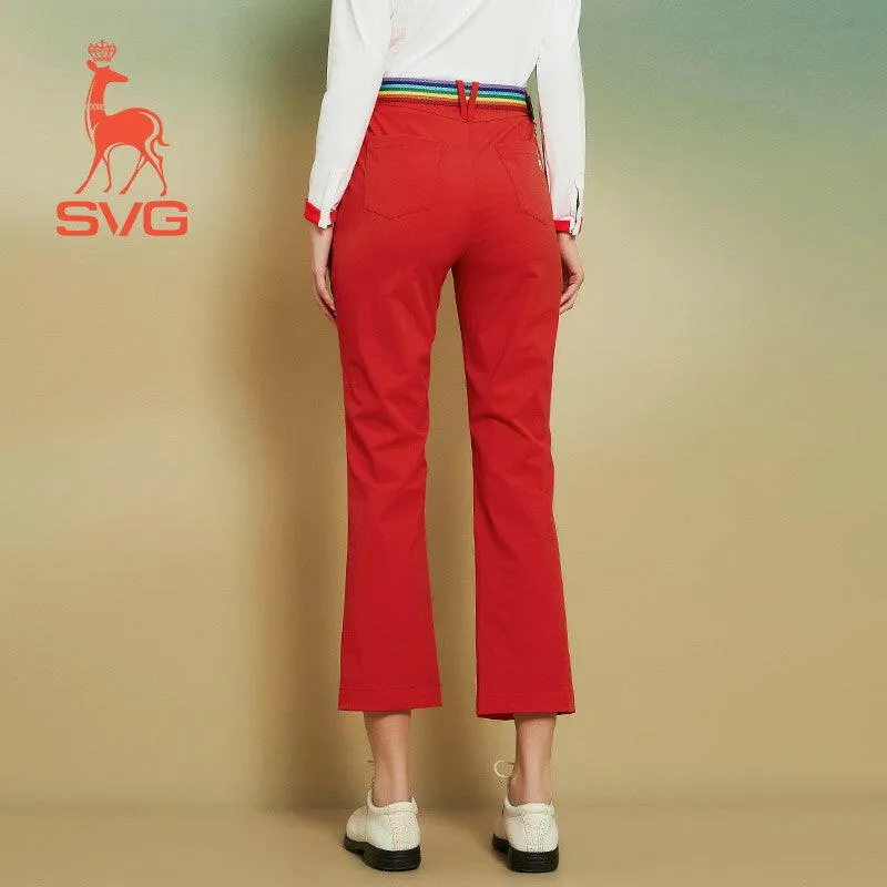 SVG Golf Flare Cropped Pants