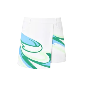 SVG Golf Women's Blue and Green Printed Skort