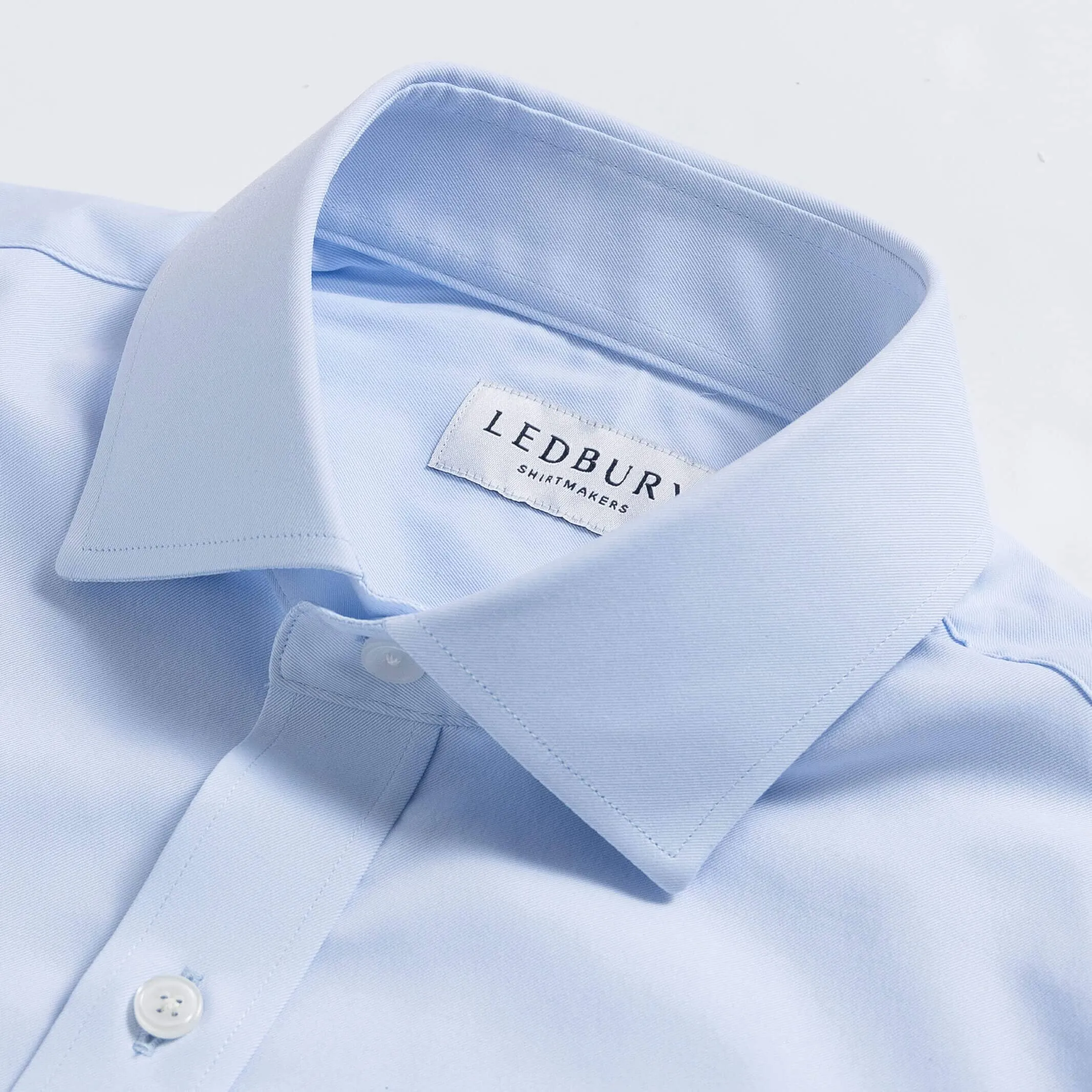 The Ice Blue Canon Performance Twill Custom Shirt