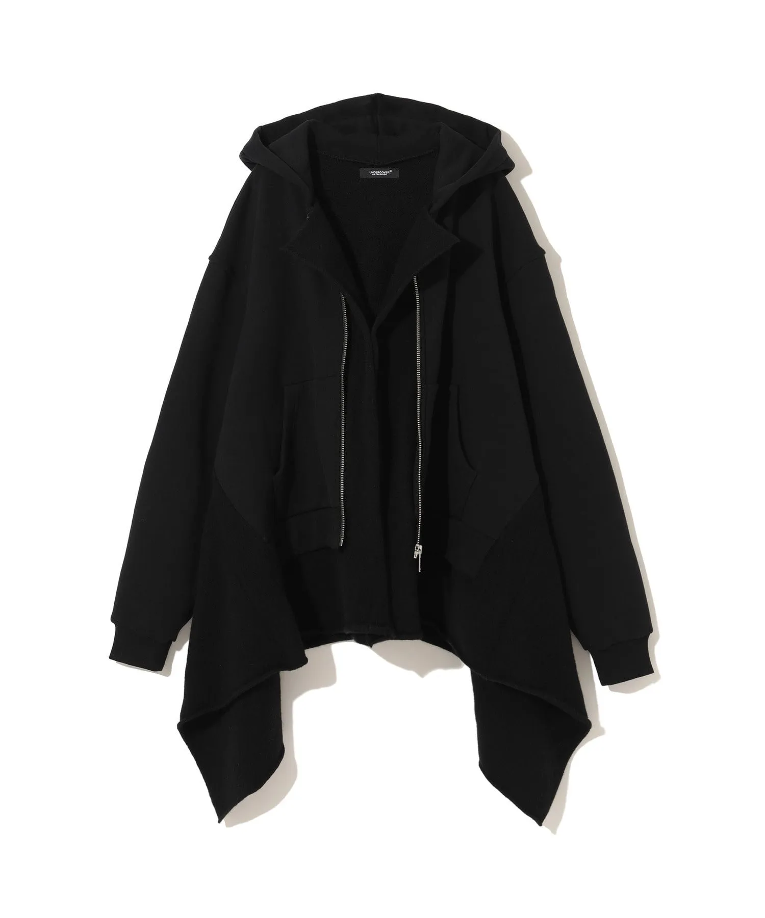 Undercover Black asymmetric Hoodie