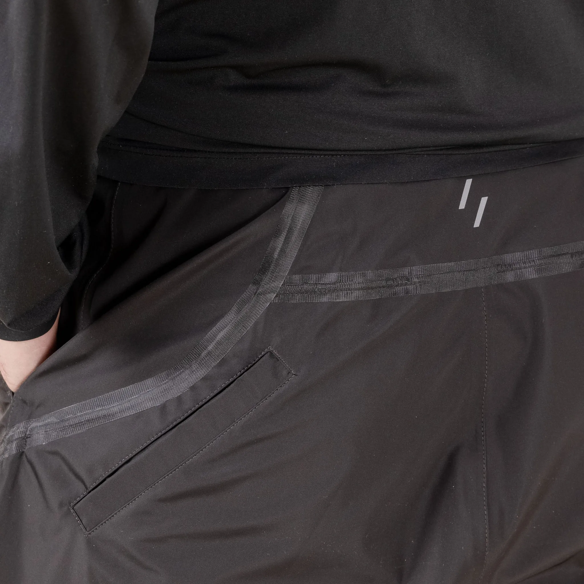 Welter Experiment - WSP003 Seam Sealed 3Layer Shorts - Charcoal Black