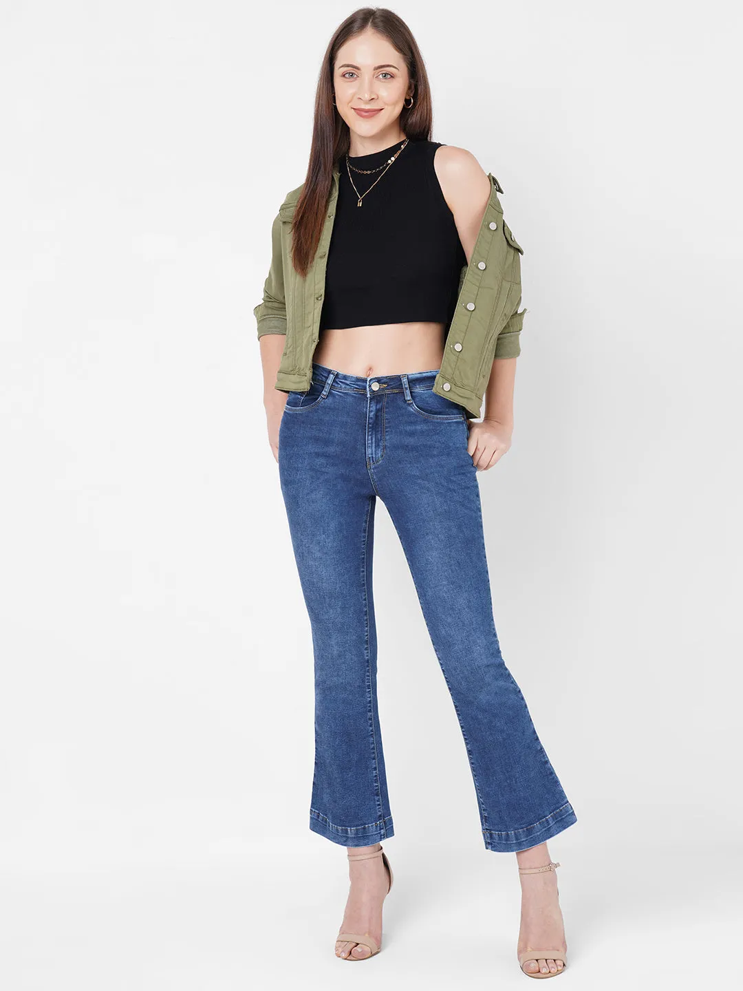 Women High-Rise Flare Jeans