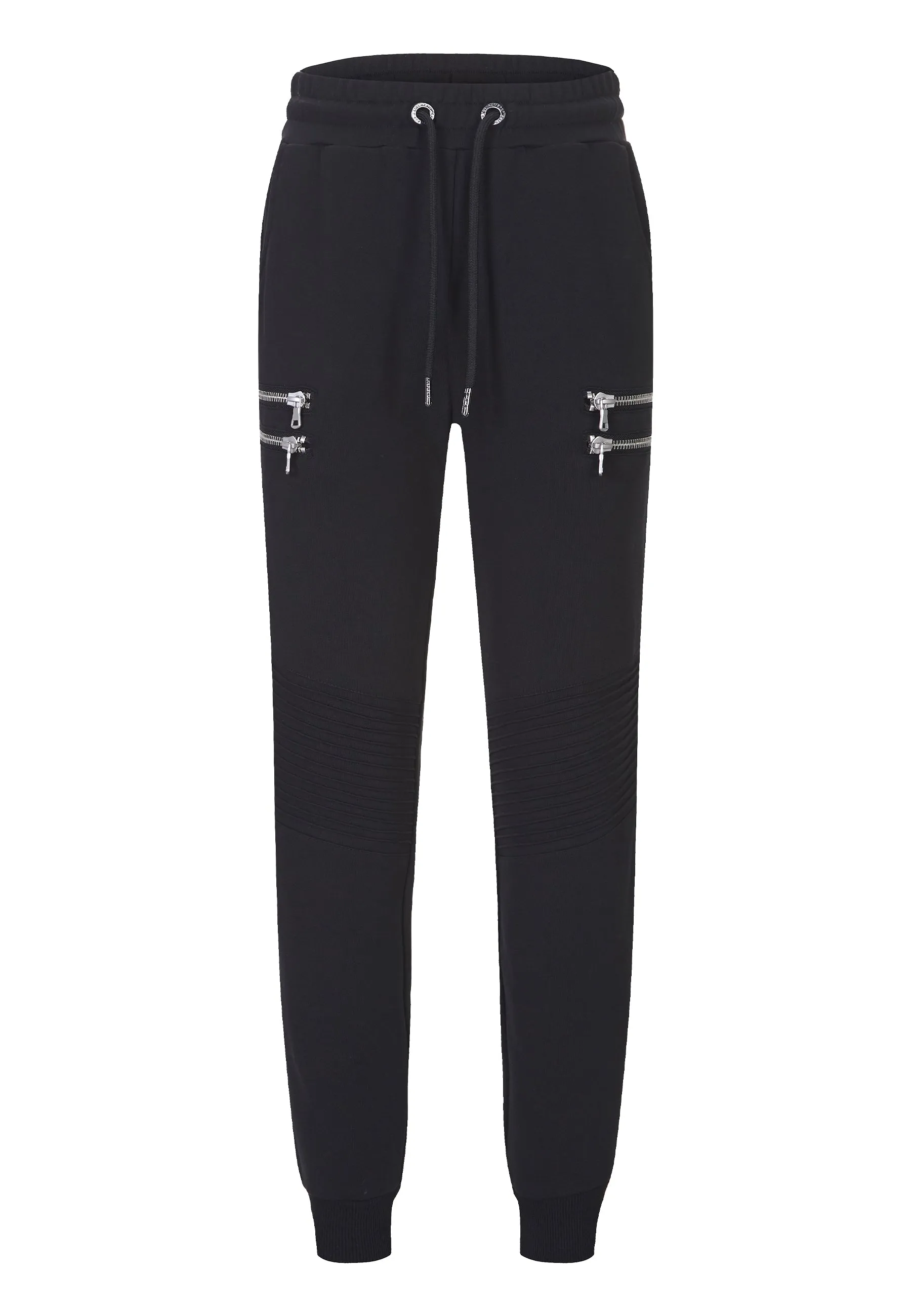 Womens Running Joggers Tracksuit Bottoms Pleated Knee